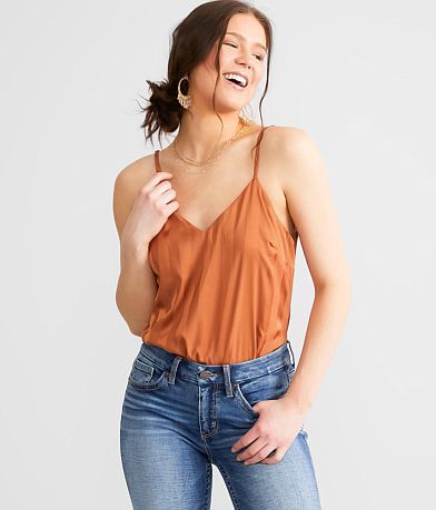 Free People Kill The Lights Bodysuit - Women's Bodysuits in Caldera