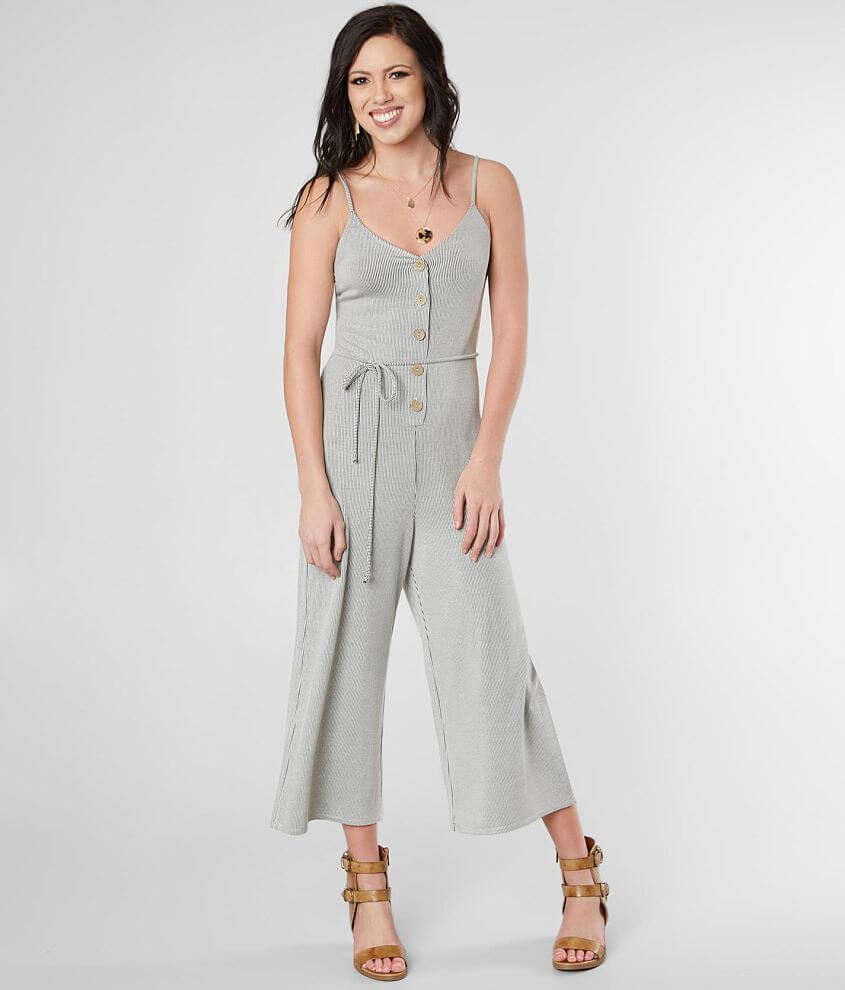 Daytrip Striped Knit Jumpsuit front view