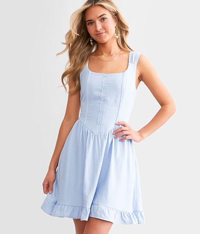 Willow & Root Floral Eyelet Dress - Women's Dresses in White