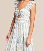 mini corset white dress Serenade of Love White Corset Mini Dress, L