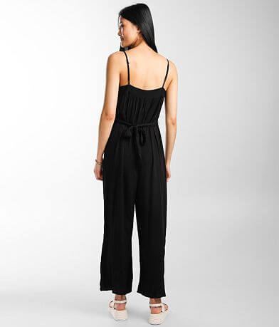 Trixxi Sleeveless Wide Leg Jumpsuit back view