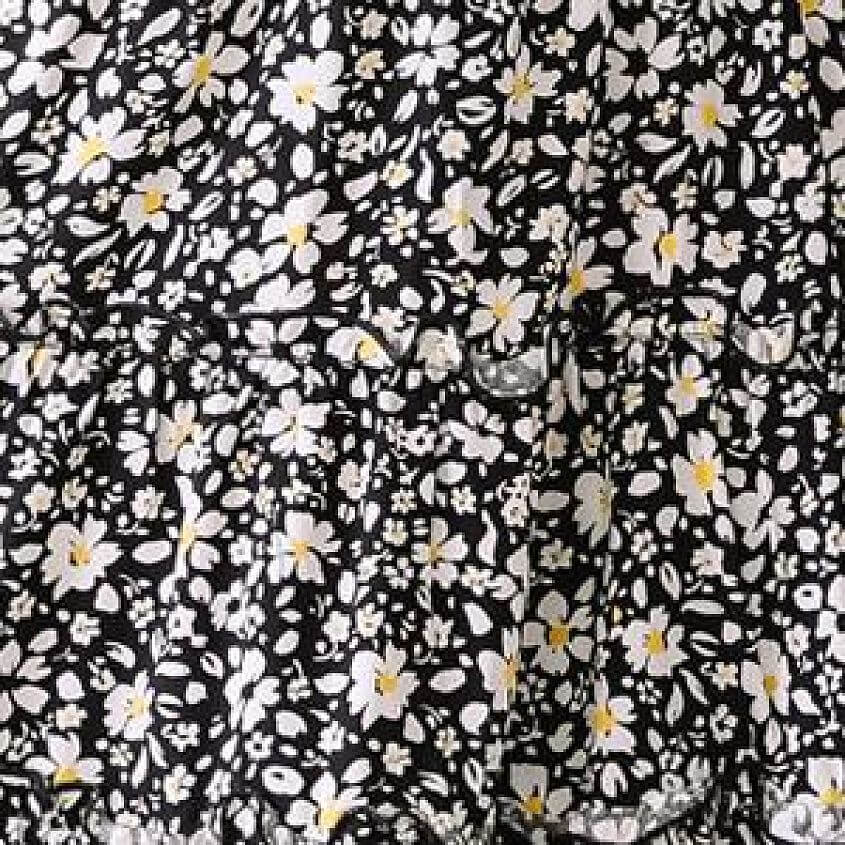 Trixxi Floral Tiered Dress - Women's Dresses in Black Floral