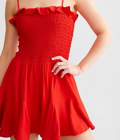 Trixxi Smocked Bodice Romper MISC_DETAIL_1