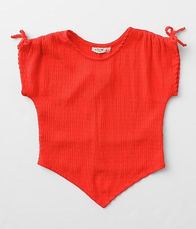 Willow & Root Girls - Textured Top front view