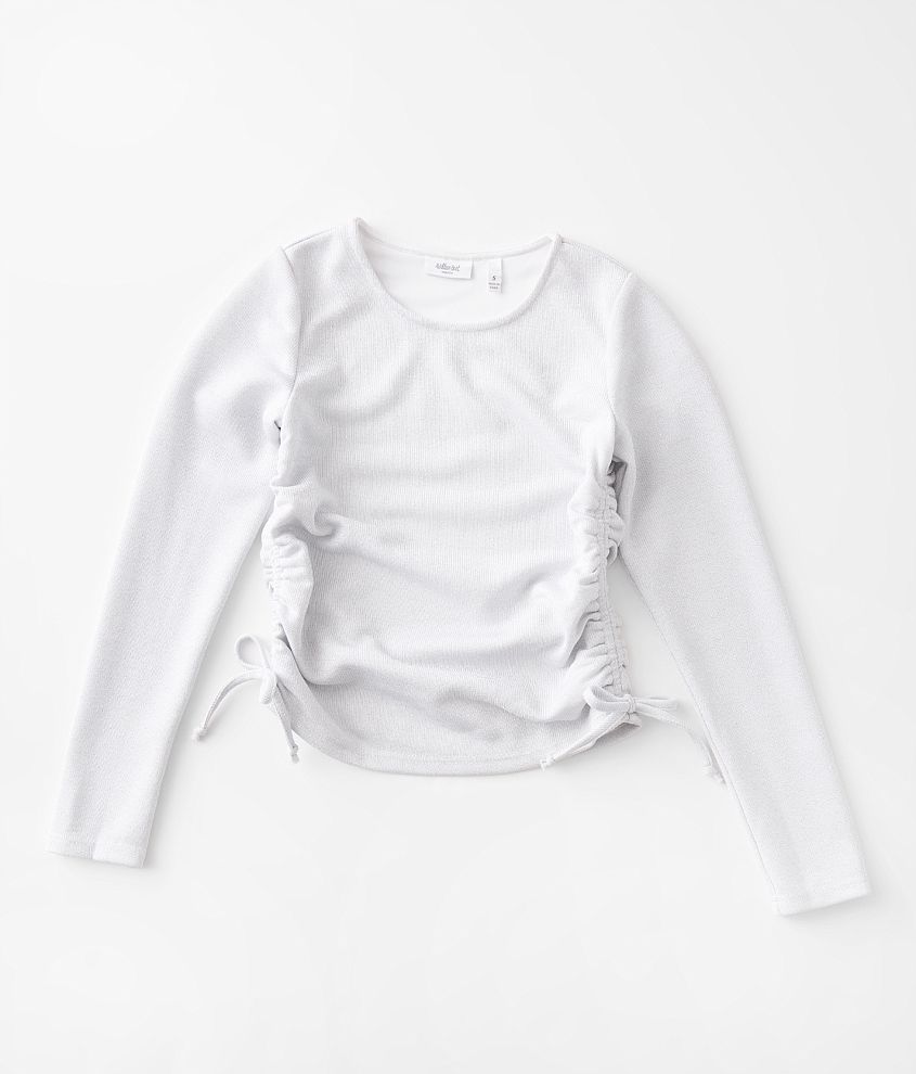 Girls - Willow &#38; Root Metallic Top front view