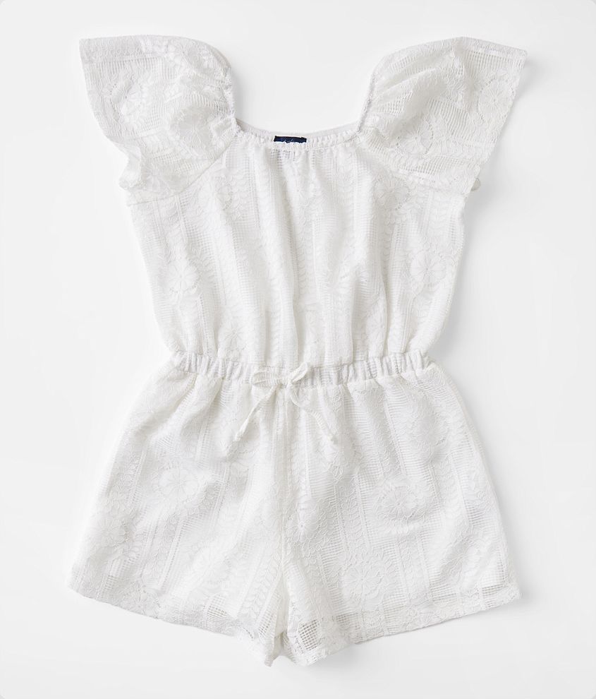 Girls - Daytrip Flutter Lace Romper