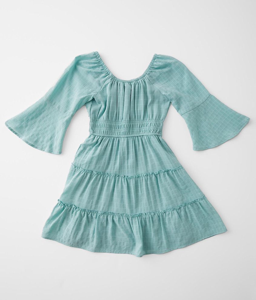 Girls - Willow &#38; Root Ruffle Dress front view
