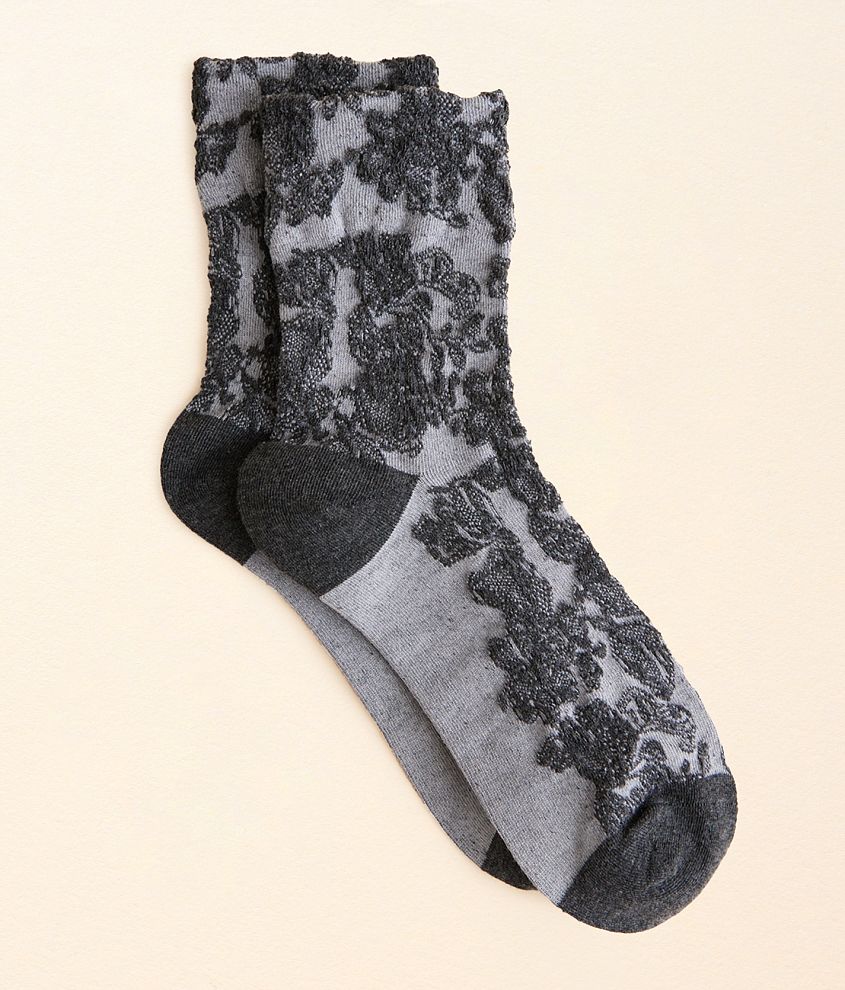 BKE Floral Jacquard Socks