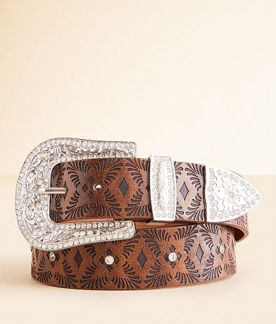 BKE Western Glitz Belt front view