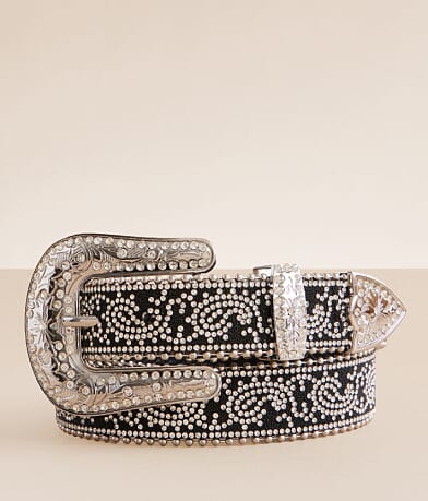 BKE Glitz Paisley Belt front view