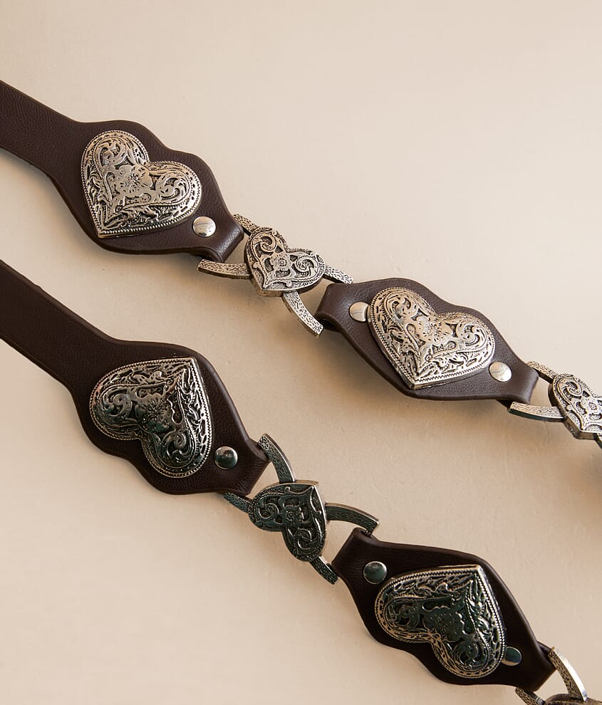 Engraved Heart Belt