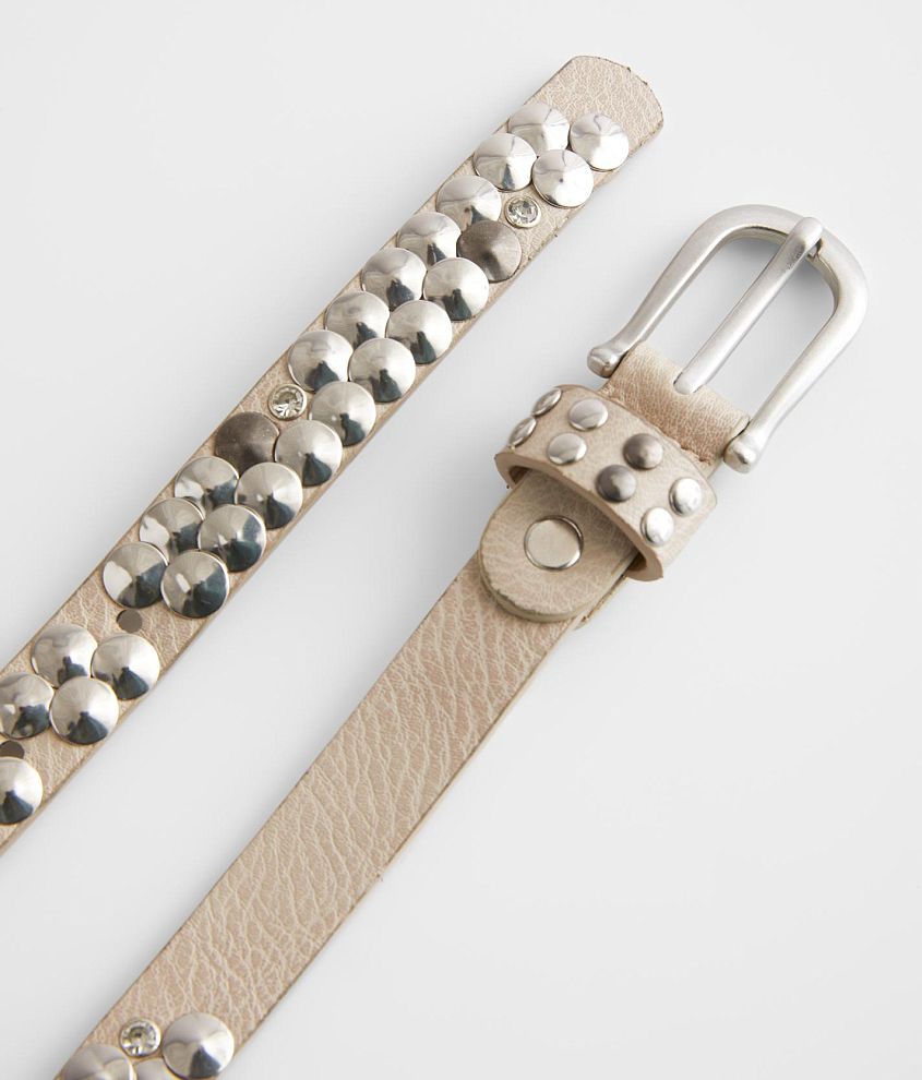 Studded Skinny Belt