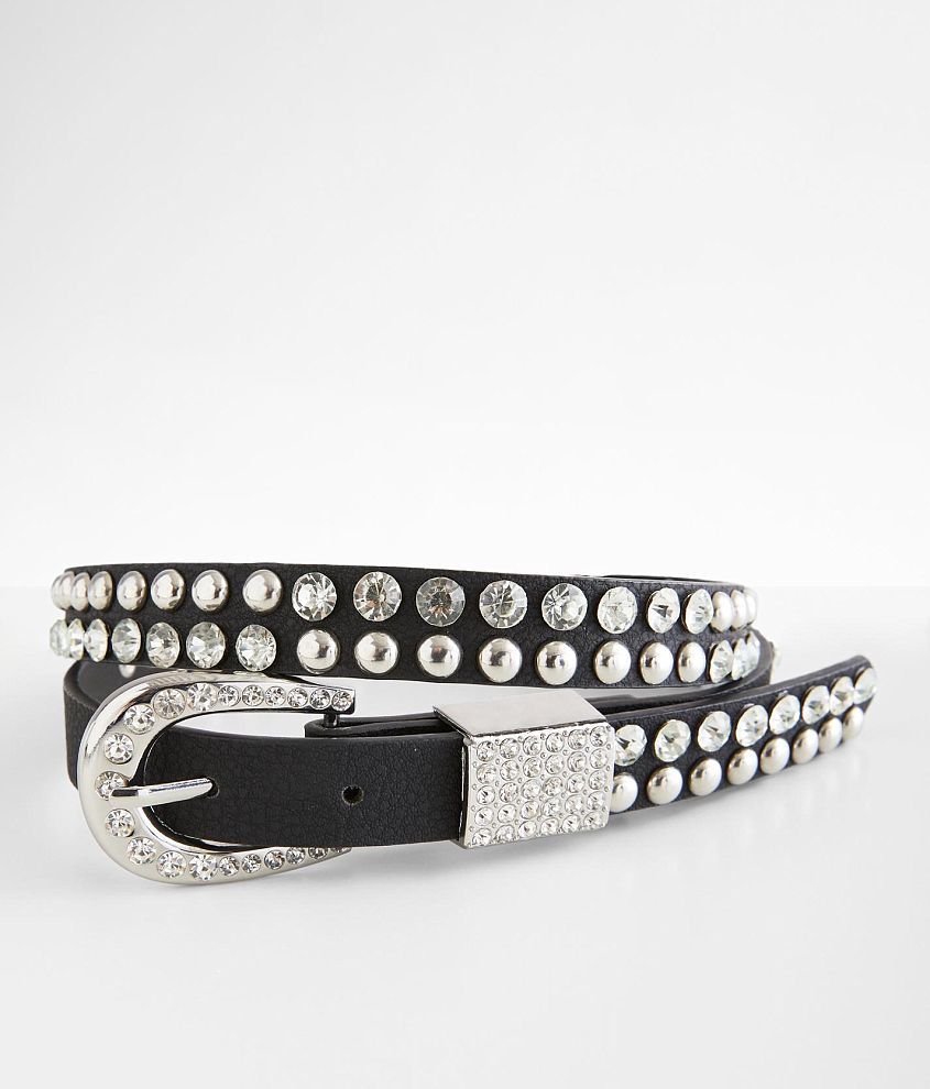 BKE Skinny Glitz Belt - Women's Belts in Black | Buckle