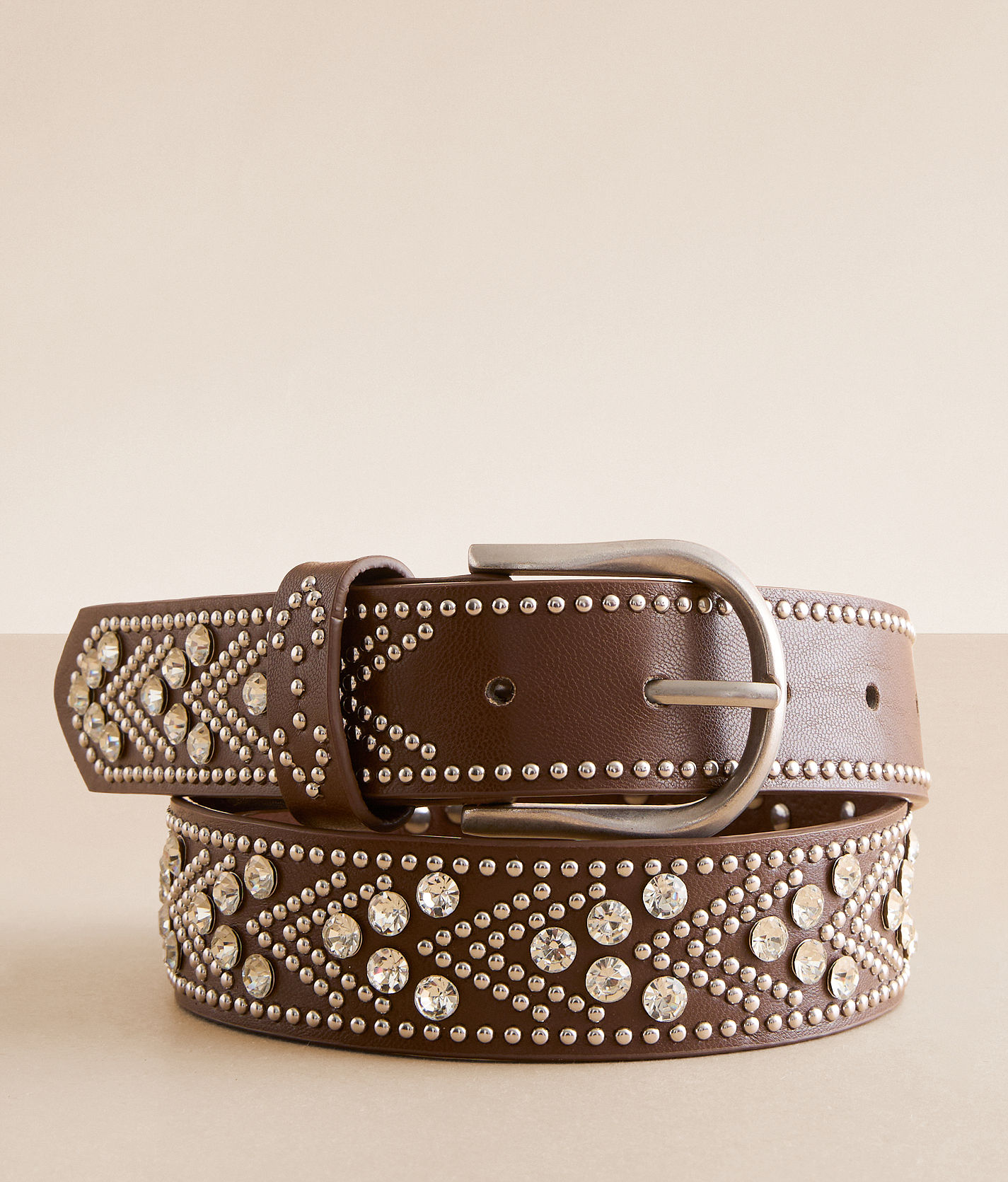 Beaded‎ Faux Leather Cinch Belt Womens Terracotta Geometric Diamond Boho S/M Aspiga Ladies Sustainable Kenyan Beaded Diamond Belt Pink Orange main image 3