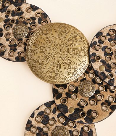 BKE Leopard Circle Belt MISC_DETAIL_1