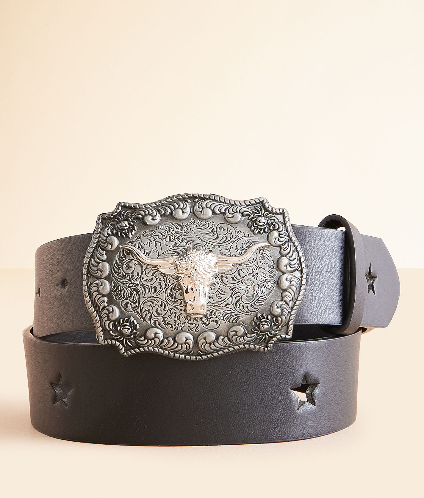 BKE Steer Head Buckle Belt - Women's Belts in Black | Buckle