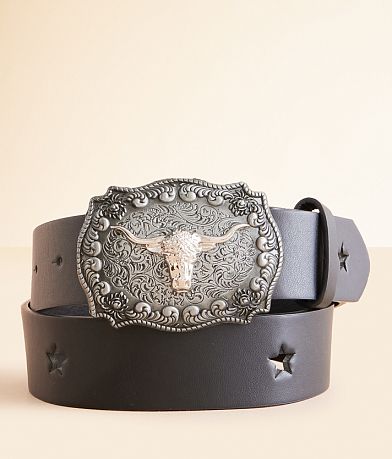 BKE Steer Head Buckle Belt front view