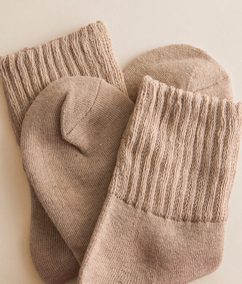 Ribbed Cuff Socks