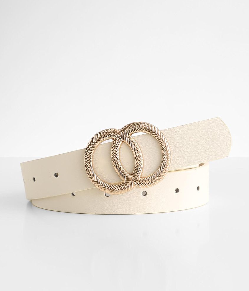 BKE Basic Belt - Women's Belts in Cream