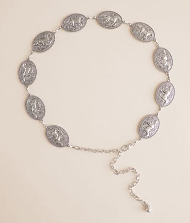 BKE Horse Chain Belt front view
