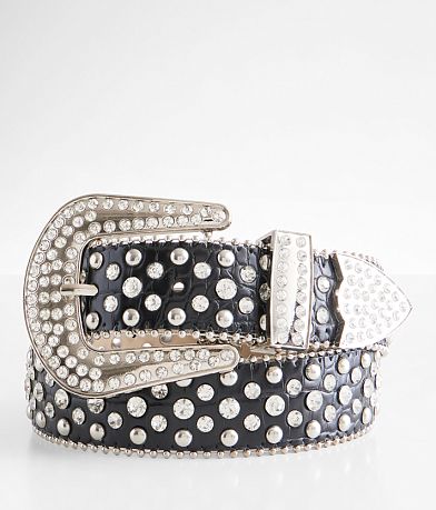 BKE Super Glitz Western Belt front view