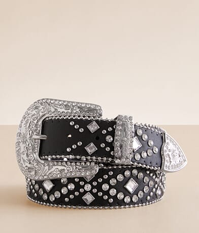 BKE Western Glitz Belt front view