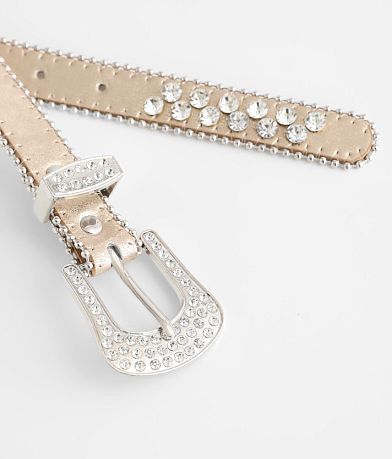 BKE Skinny Metallic Western Belt misc detail 1 view