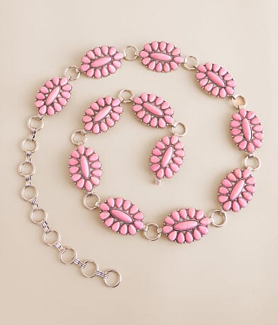 BKE Stone Chain Belt front view