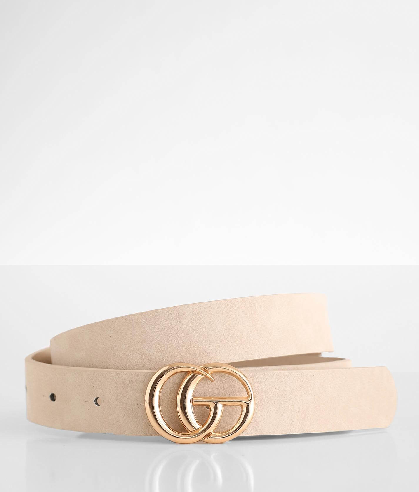 belt with cg buckle