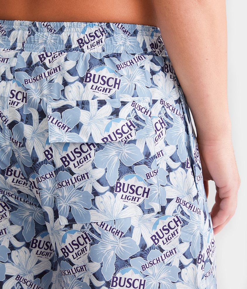 Busch Light® Floral Stretch Swim Trunks