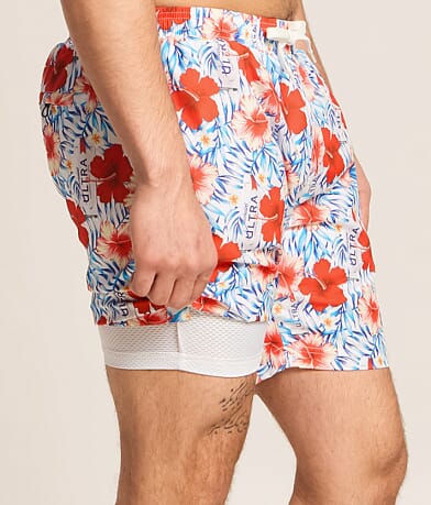 Michelob Ultra Hawaiian Stretch Swim Trunks thumbnail 8
