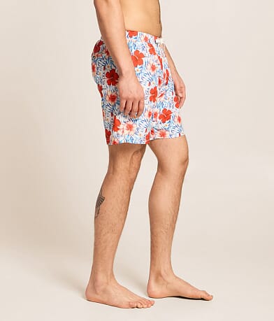 Michelob Ultra Hawaiian Stretch Swim Trunks thumbnail 3