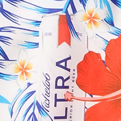 Michelob Ultra Hawaiian Stretch Swim Trunks thumbnail 7