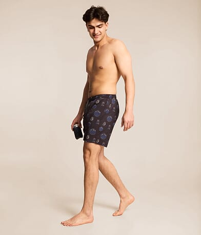 Busch Light Neon Stretch Swim Trunks