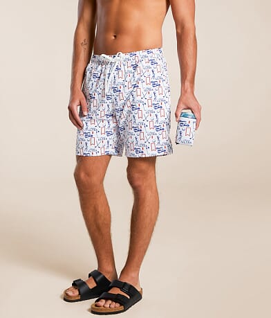 Tropical Bros Michelob Ultra® Stretch Swim Trunks front view