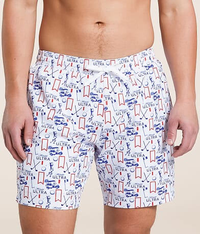 Tropical Bros Michelob Ultra® Stretch Swim Trunks front view