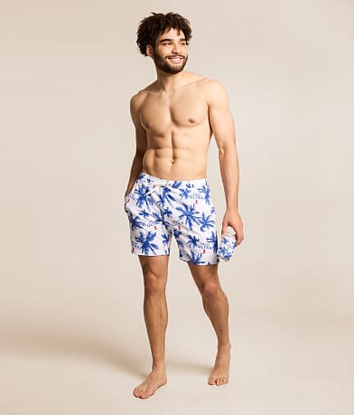 Michelob Ultra Palm Stretch Swim Trunks