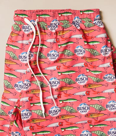 Busch Light Fish Lures Stretch Swim Trunks thumbnail 6
