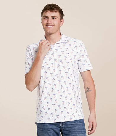 Tropical Bros Michelob Ultra® Stretch Polo front view