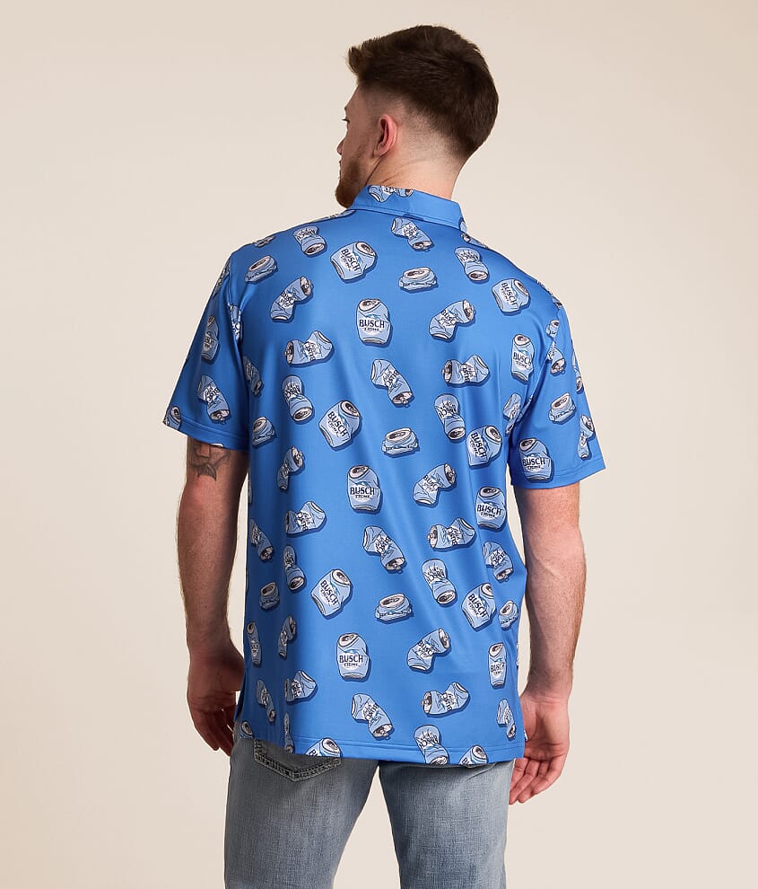 Busch Light Crushed Cans Polo