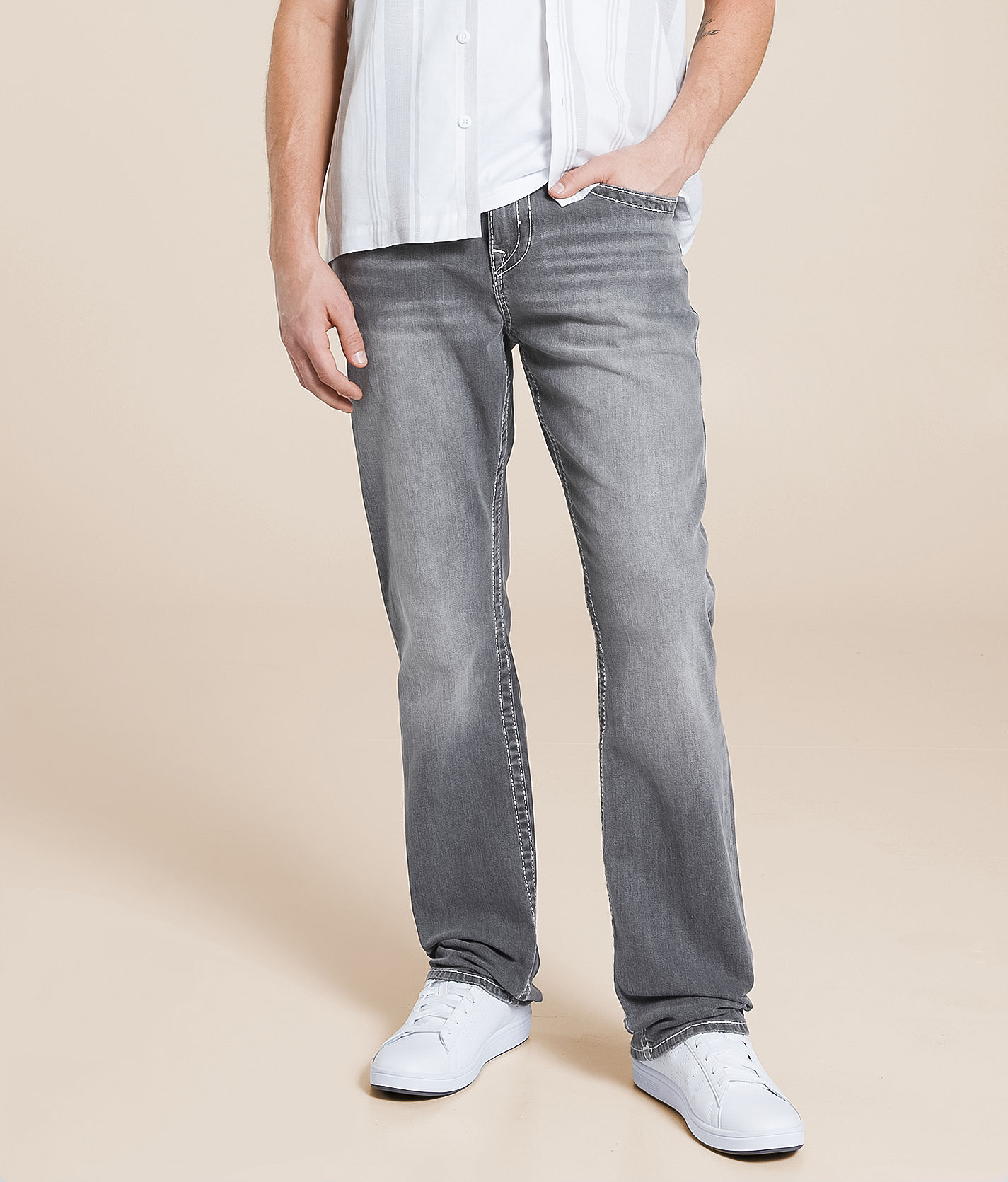True Religion Ricky Relaxed Straight Stretch Jean - Men's Jeans in