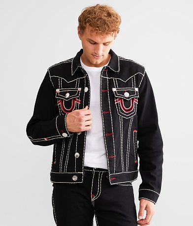 True Religion Jimmy Denim Stretch Jacket full left side view