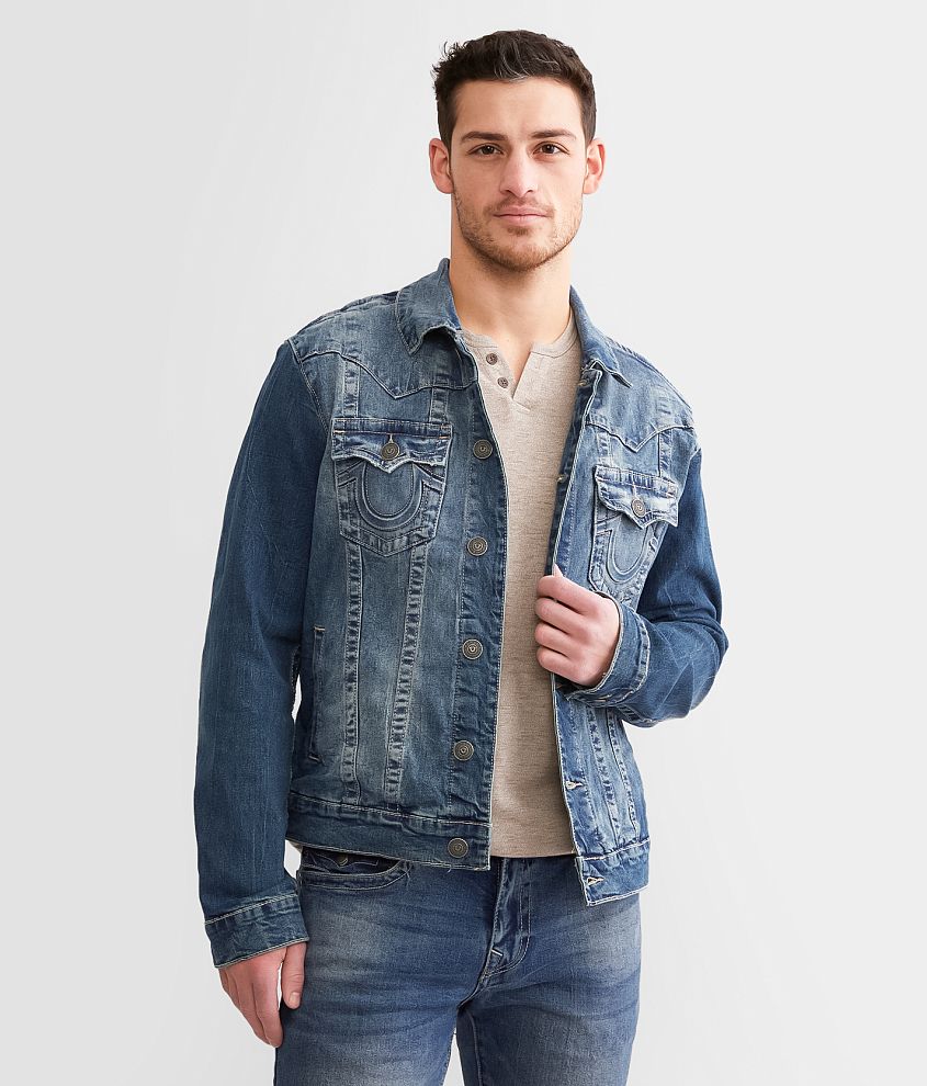 True religion denim hot sale jacket mens