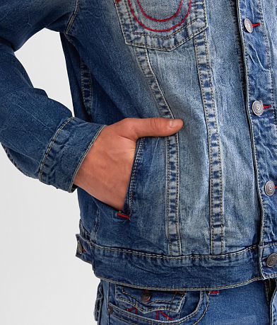 True Religion Big T Jimmy Stretch Denim Jacket MISC_DETAIL_1