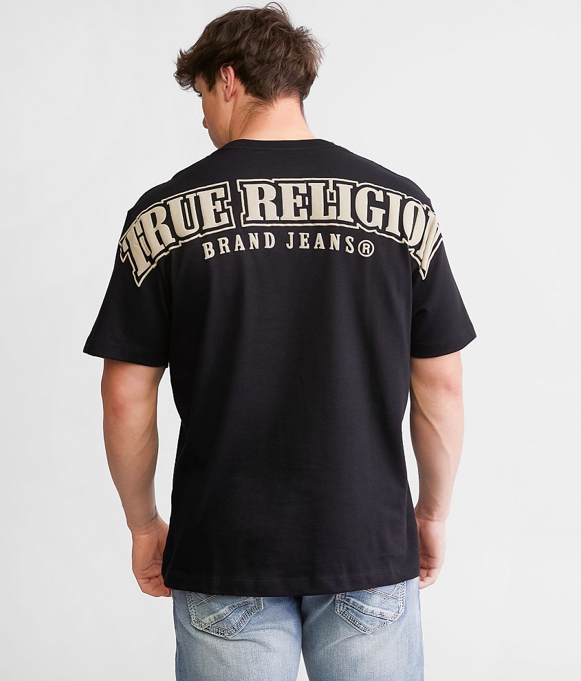 True Religion Relaxed Overseam Puff T-Shirt