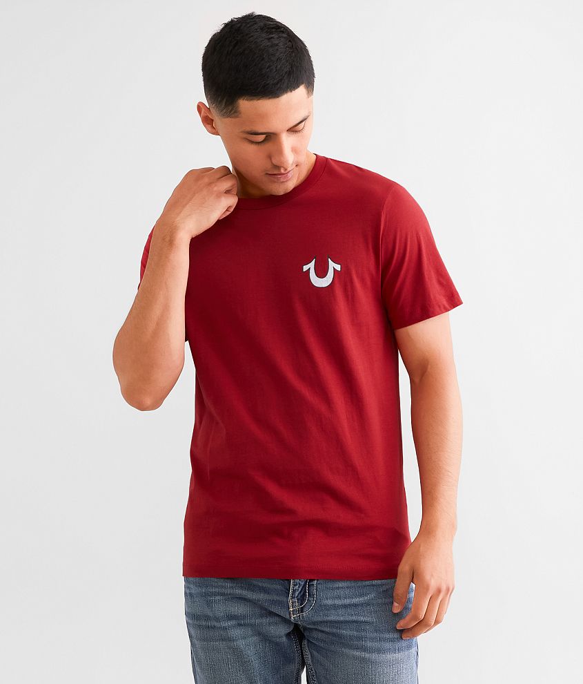 True Religion Vintage Flocked T-Shirt