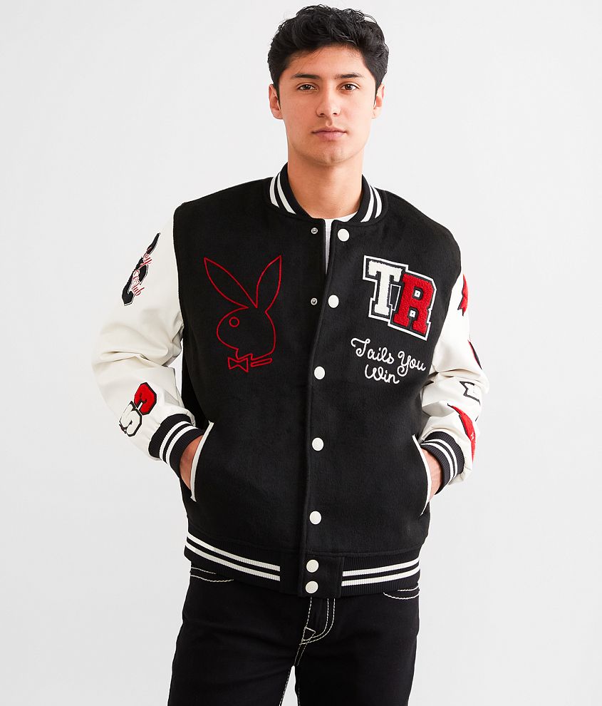 True Religion Playboy Good Bunny Varsity Jacket