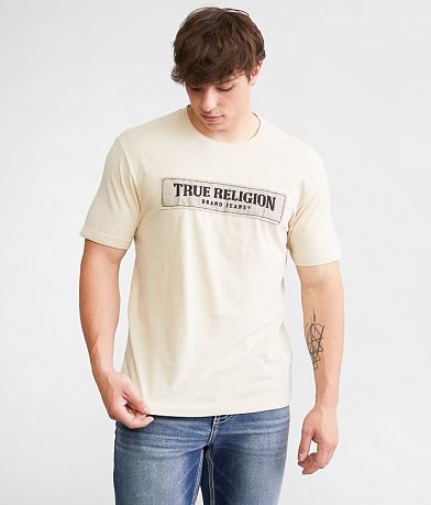True Religion Frayed Arch T-Shirt front view