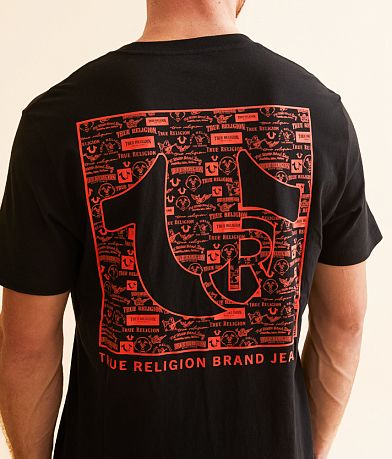 True Religion Newspaper T-Shirt BACK