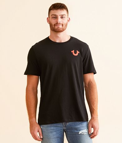 True Religion Newspaper T-Shirt FULL_LEFT_SIDE